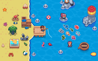 Fishing mechanic in FarmLand — catch rare Marine Marvels in the Web3 game
